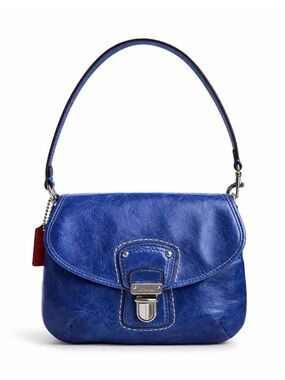 Coach Poppy Distressed Italian Leather Wristlet